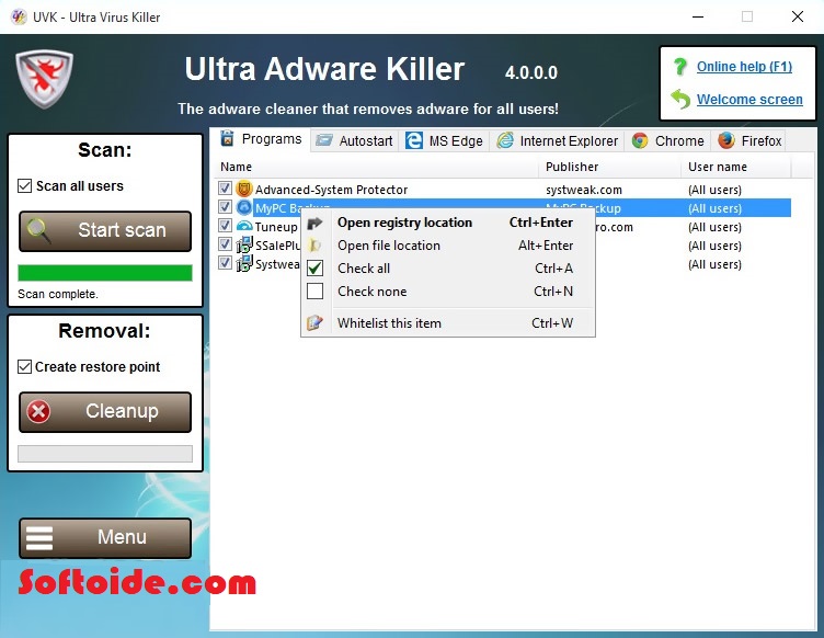 uvk-ultra-virus-killer-registry-cleaner-screenshot-02