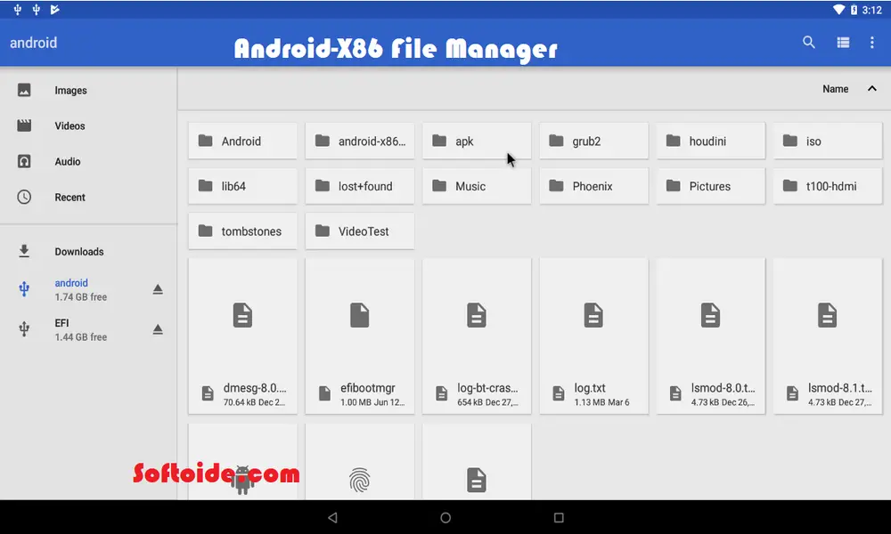 Android-x86-File-Manager-on-Windows-PC-latest-version-9.0-r2